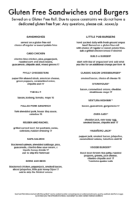 little pub gluten free offerings and modifications page 2