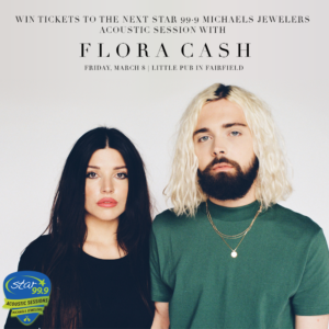 Swedish-American indie pop duo Flora Cash is playing Little Pub on Friday March 9.