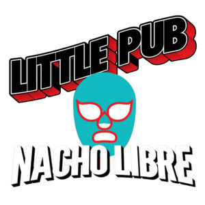 Little Pub Nacho Taco Tots. Crispy tater tots smothered in creamy nacho cheese sauce topped with ground beef, shredded lettuce, pico de gallo, and cilantro lime spiked sour cream