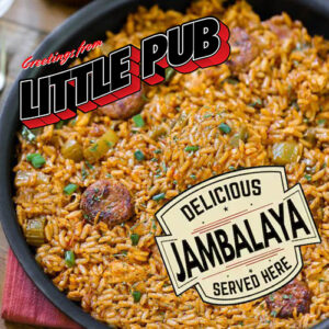 Let the good times roll with this N'Awlins Creole Classic: 5 servings of Andouille and Chicken Jambalaya, Creole style “dirty rice” loaded with red beans
