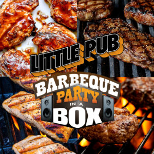 Little Pub BBQ In A Box™ Perfect for Memorial Day Cook Outs.