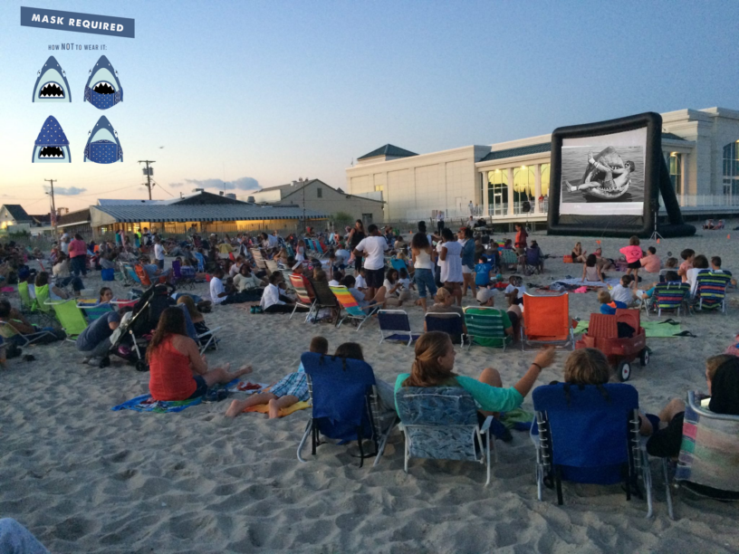 Join us for a socially distanced beachside showing of the movie that made an entire generation afraid of the water.